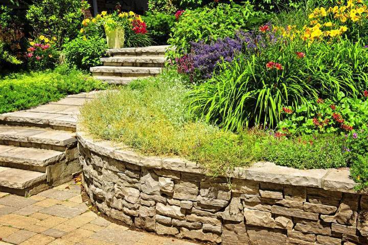 muret jardin